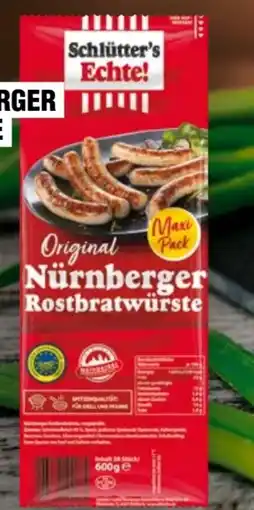 Handelshof Schlütters Original Nürnberger Rostbratwürstchen Angebot