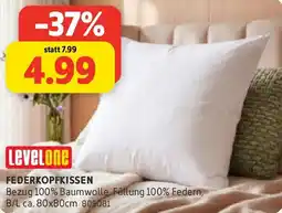 SCONTO LevelOne Federkopfkissen Angebot