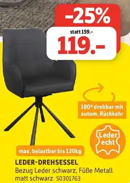 SCONTO Leder-drehsessel Angebot