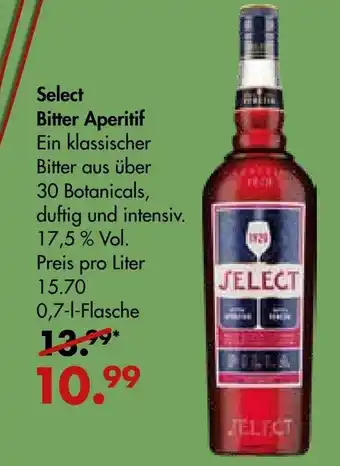 Galeria Markthalle Select Bitter Aperitif Angebot