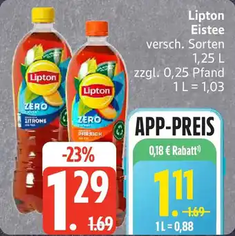 Edeka Lipton Eistee Angebot