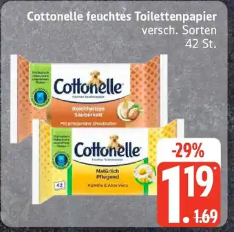 Edeka Cottonelle feuchtes Toilettenpapier Angebot
