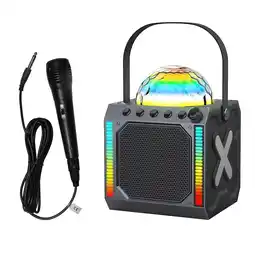Netto Marken-Discount Denver BTM-618 Bluetooth Lautsprecherbox–Discolicht, Mikrofon, schwarz Angebot