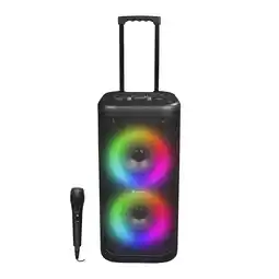 Netto Marken-Discount Denver TSP-353 Bluetooth Trolley-Lautsprecher– 400W, Mikrofon, schwarz Angebot