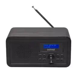 Netto Marken-Discount Denver DAB-30 DAB+/FM-Radio– Dual-Alarm-Wecker, Holz, schwarz Angebot