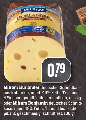 Edeka Neukauf Milram Burlander oder Benjamin 100g Angebot