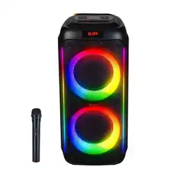 Netto Marken-Discount Denver BPS-458 Bluetooth Party Lautsprecher – 1000W, Karaoke, schwarz Angebot