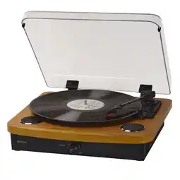 Netto Marken-Discount Denver VPL-230 Plattenspieler– Lautsprecher und Bluetooth, hellbraun Angebot