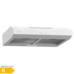Netto Marken-Discount Contempo 60 Unterbau-Dunstabzugshaube 60cm 200m³/h LED Edelstahl Acryl Weiß Angebot