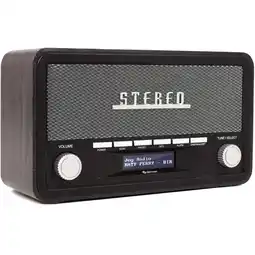 Netto Marken-Discount Denver DAB-18 Radio–DAB+, Bluetooth und Wecker, Holz schwarz Angebot