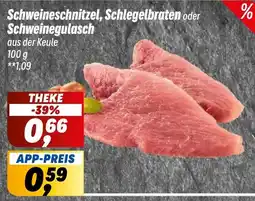 Simmel Schweineschnitzel, Schlegelbraten oder Schweinegulasch Angebot