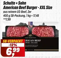 Simmel Schulte + Sohn American Beef Burger - XXL Size Angebot