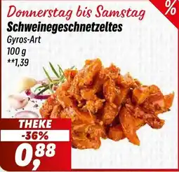 Simmel Schweinegeschnetzeltes Gyros-Art Angebot