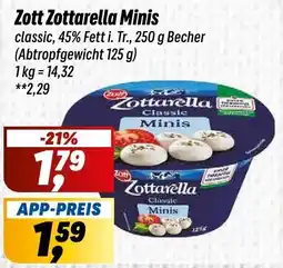 Simmel Zott Zottarella Minis Classic Angebot