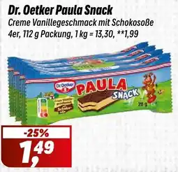 Simmel Dr. Oetker Paula Snack Angebot