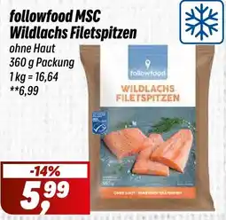 Simmel followfood MSC Wildlachs Filetspitzen Angebot