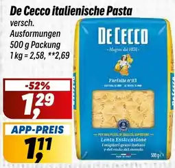 Simmel De Cecco italienische Pasta Angebot