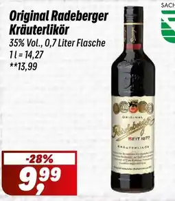 Simmel Original Radeberger Kräuterlikör Angebot