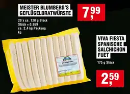 Handelshof MEISTER BLUMBERG'S GEFÜLGBRATWÜRSTE Angebot