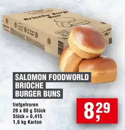 Handelshof SALOMON FOODWORLD BRIOCHE BURGER BUNS Angebot