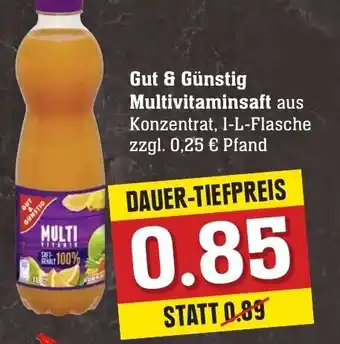 Edeka Neukauf Gut & Günstig Multivitaminsaft 1L Angebot