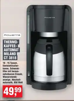 Handelshof Rowenta THERMO-KAFFEE-AUTOMAT MILANO CT 3818 Angebot