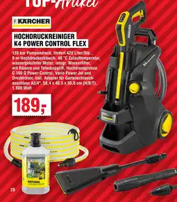 Handelshof KÄRCHER HOCHDRUCKREINIGER K4 POWER CONTROL FLEX Angebot