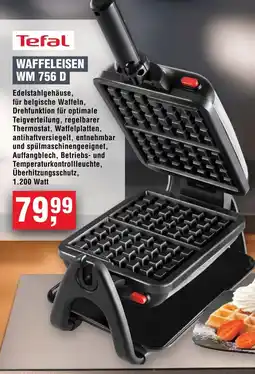 Handelshof Tefal Waffeleisen WM 756 D Angebot