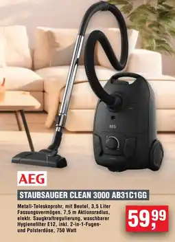 Handelshof AEG STAUBSAUGER CLEAN 3000 AB31C1GG Angebot