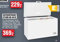 Handelshof GEFRIERTRUHE GT400-HE-041E Angebot