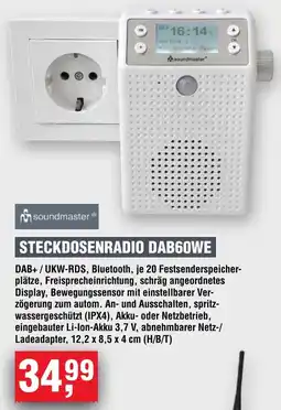 Handelshof STECKDOSEN RADIO DAB60WE Angebot