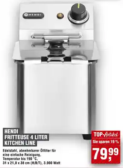 Handelshof HENDI FRITTEUSE 4 LITER KITCHEN LINE Angebot