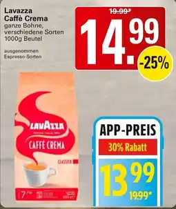 WEZ Lavazza Caffè Crema Angebot