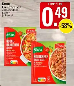 WEZ Knorr Fix-Produkte Angebot