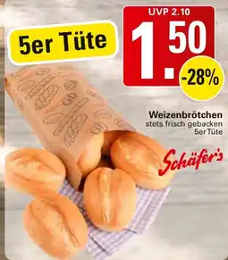 WEZ Weizenbrötchen Schäfer's Angebot
