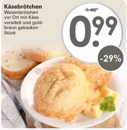 WEZ Käsebrötchen Angebot