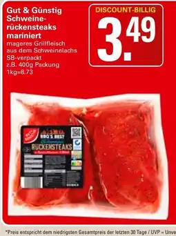 WEZ BBQ'S BEST RÜCKENSTEAKS Angebot