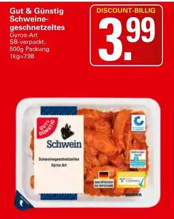 WEZ Gut & Günstig Schweine-geschnetzeltes Angebot