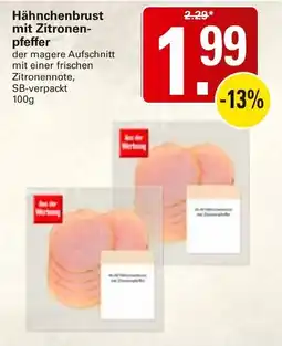WEZ Hähnchenbrust mit Zitronenpfeffer Angebot