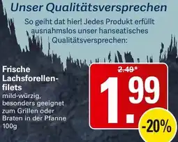 WEZ Frische Lachsforellen-filets Angebot
