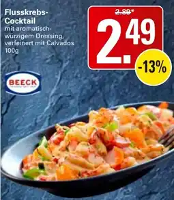 WEZ Flusskrebss-Cocktail BEECK Angebot