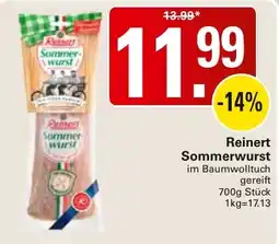 WEZ Reinert Sommerwurst Angebot