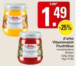 WEZ d'arbo Vitaminreich Fruchttikus Angebot