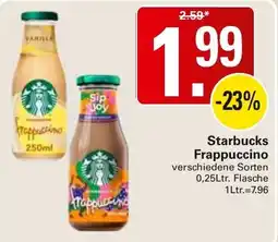 WEZ Starbucks Frappuccino Angebot