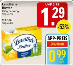 WEZ Landliebe Butter Angebot