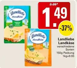 WEZ Landliebe Landkäse Angebot