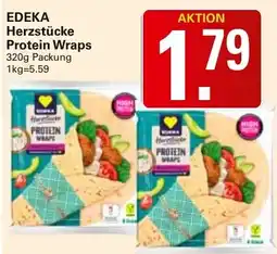 WEZ EDEKA Herzstücke Protein Wraps Angebot