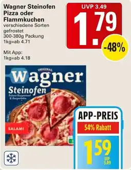 WEZ Wagner Steinofen Pizza oder Flammkuchen Angebot