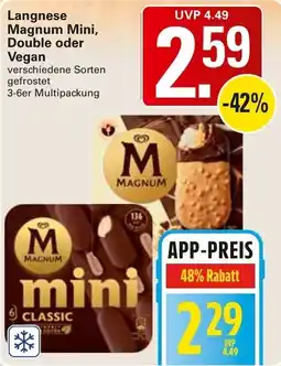 WEZ Langnese Magnum Mini Angebot