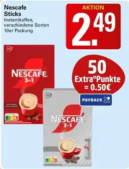 WEZ Nescafe Sticks Angebot